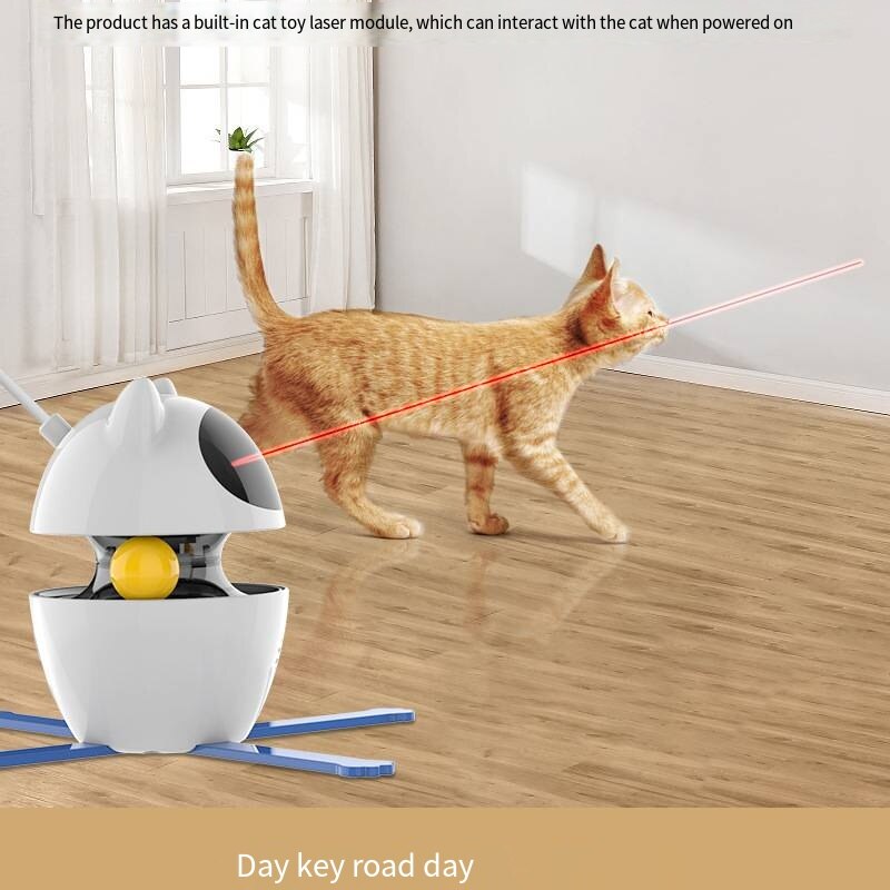 Noffamex™|Cat Toys 4-in-1 Feather Laser Ball