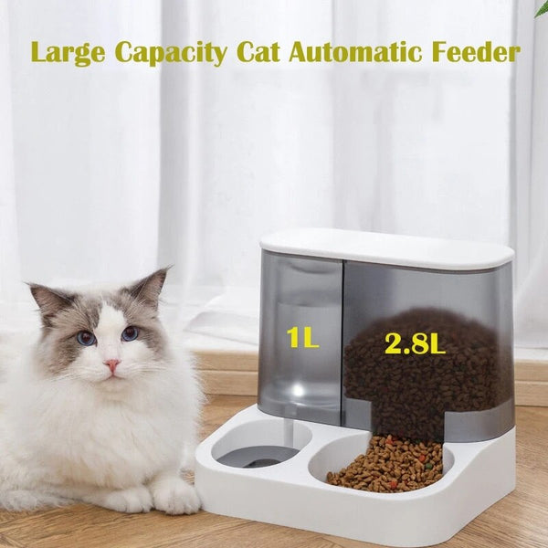 Noffamex™|Cat Food Dispenser Drinking Water